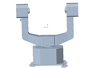 T2P1300G-1電動帶微調雙軸轉臺